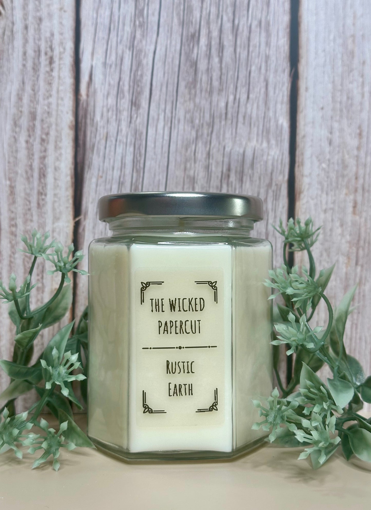 Rustic Earth Candle