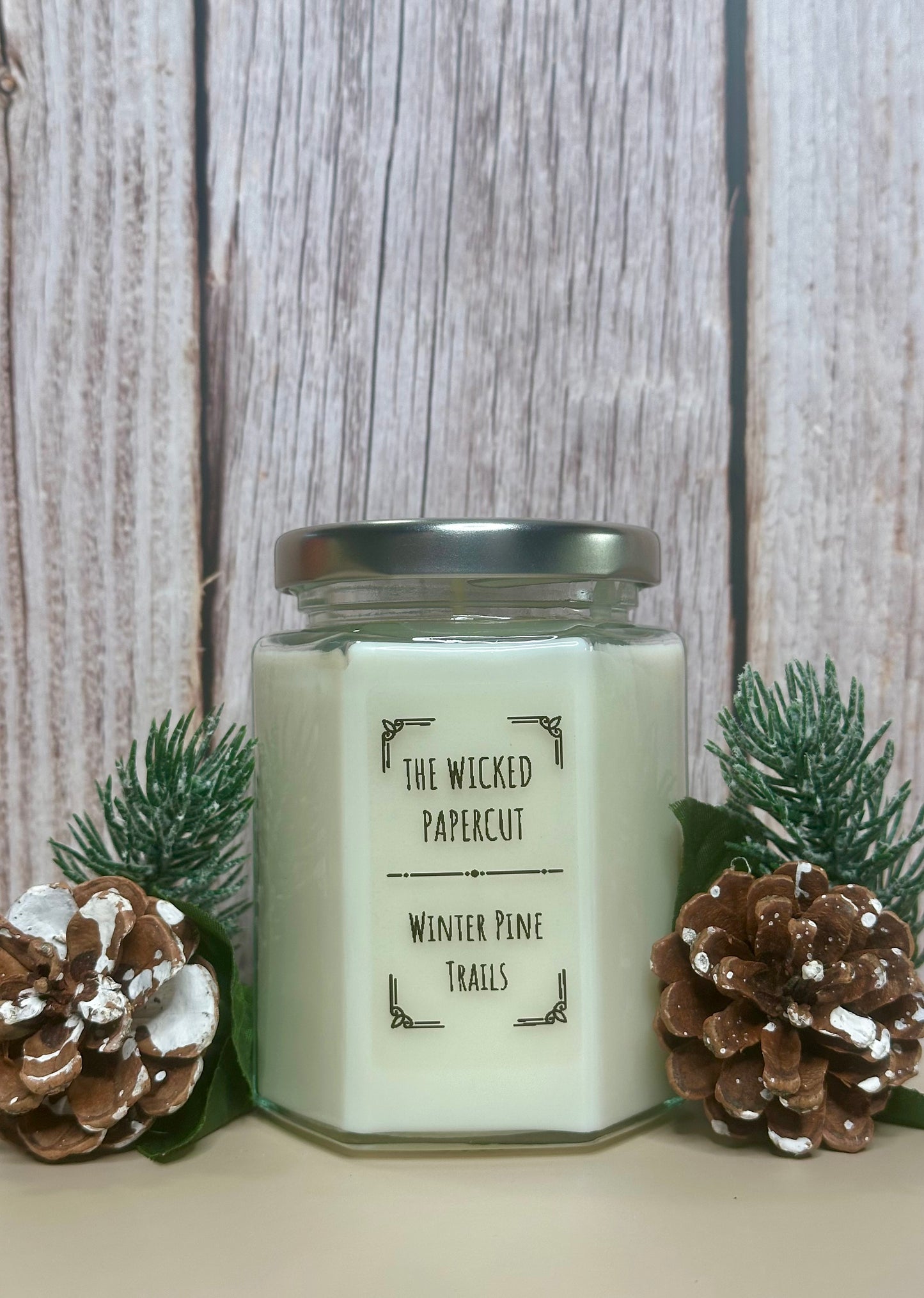 Winter Pine Trails Candle