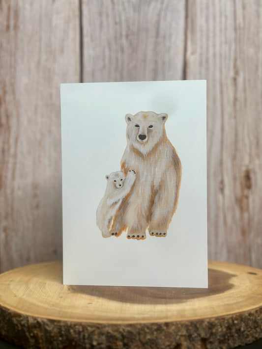 Polar Bear Christmas Card
