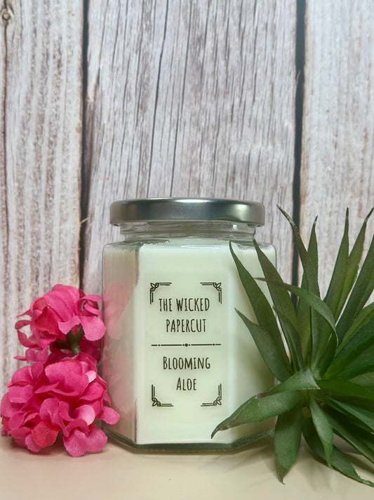 Blooming Aloe Candle