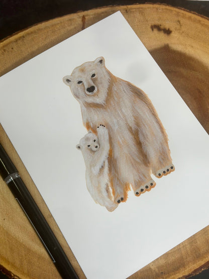 Polar Bear Christmas Card