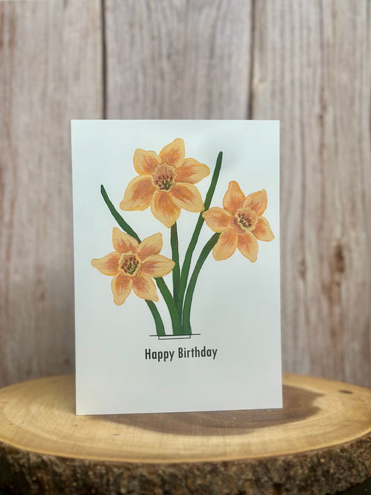 Daffodil Greeting Card