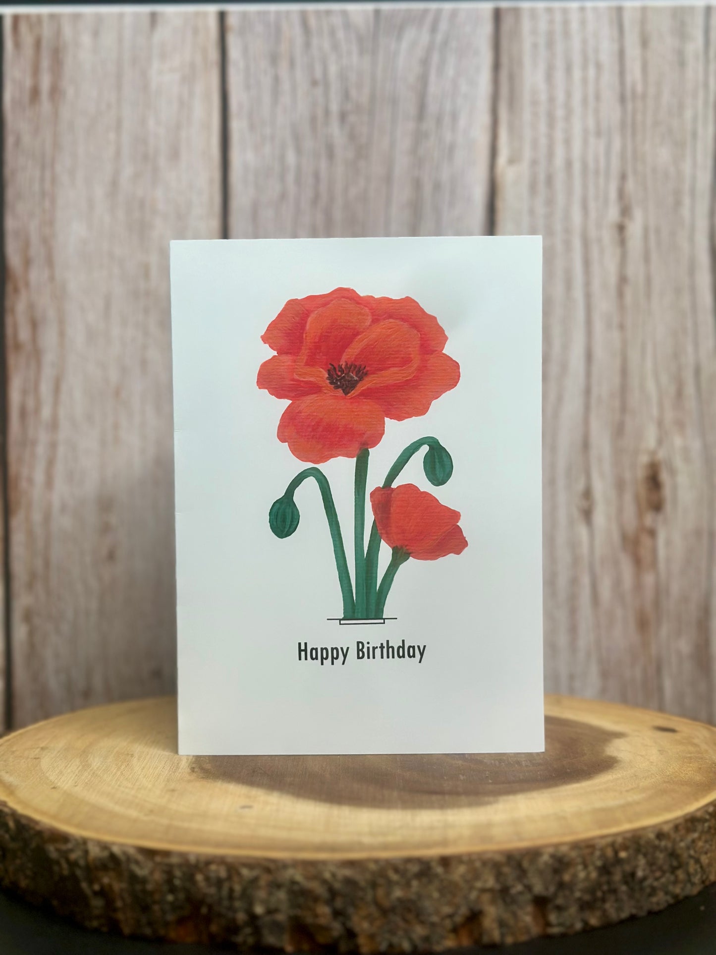 Poppy Greeting Card
