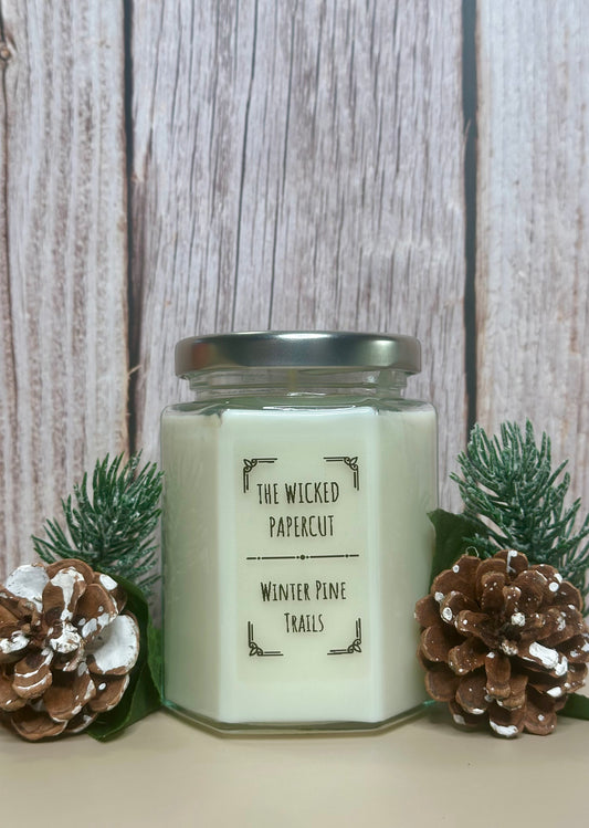 Winter Pine Trails Candle