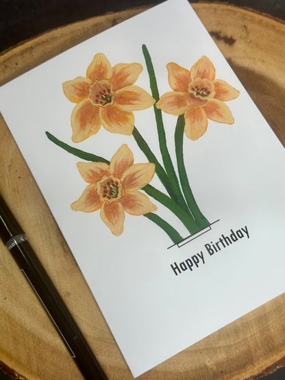 Daffodil Greeting Card