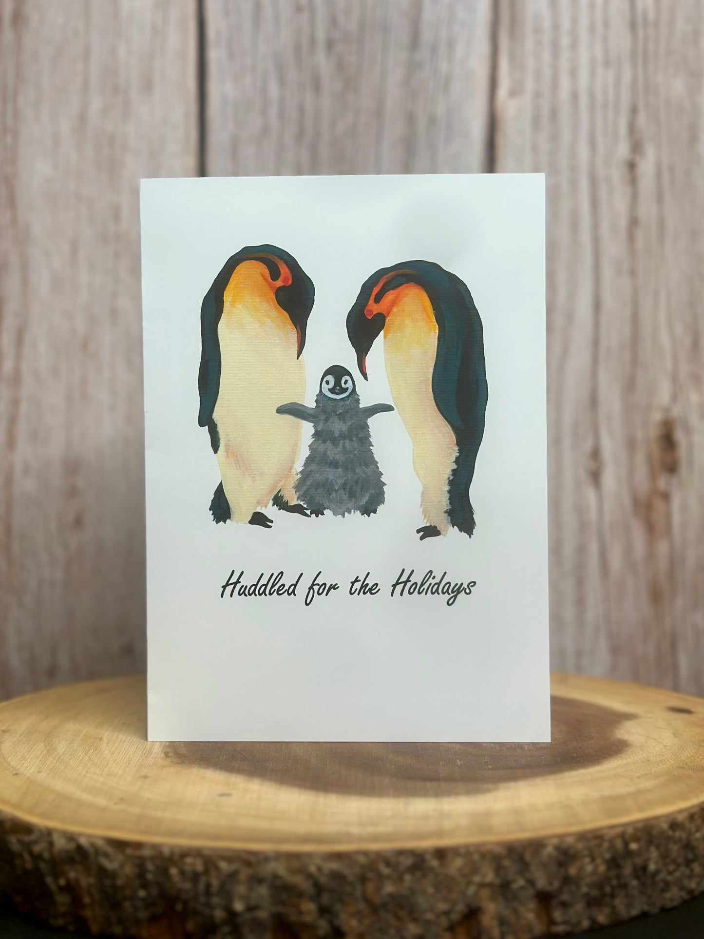 Penguin Christmas Card