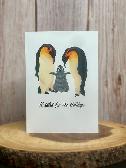 Penguin Christmas Card