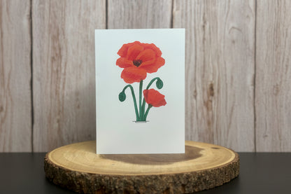 Poppy Greeting Card