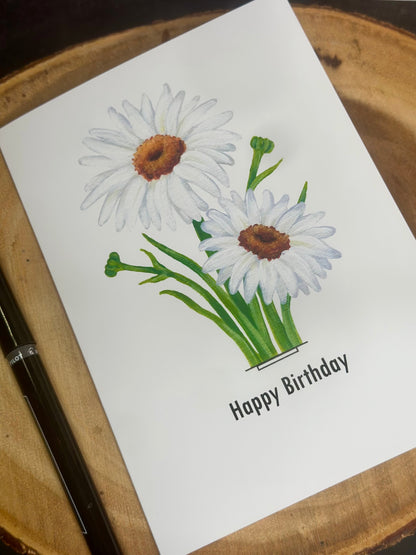 Daisy Greeting Card