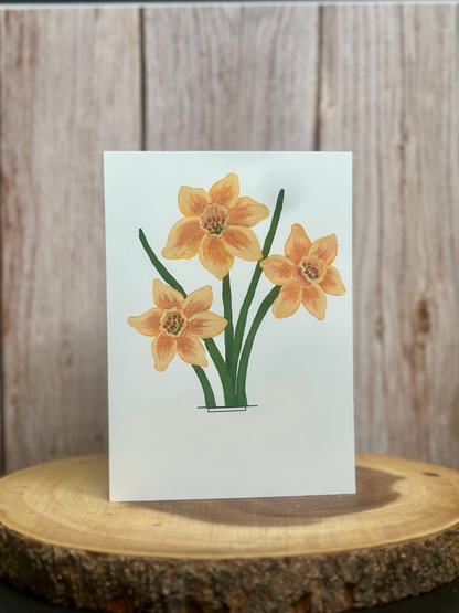 Daffodil Greeting Card